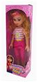 OBL890410 - 14 inch boxed music girl doll