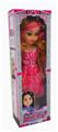 OBL890411 - 14 inch boxed music girl doll