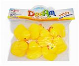 OBL890451 - 8 bb sentinel yellow ducks in card bag