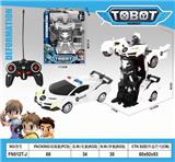 OBL890840 - 1：16 一键变型警车