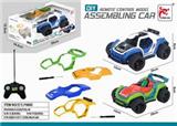 OBL890843 - 1:16DIY可换车壳二款混装四通遥控车