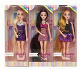 OBL891215 - 11.5-INCH REAL BODY 9-JOINT 3D LONG HAIR BARBIE