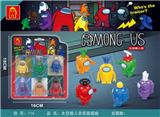 OBL891474 - 《AmongUs》太空狼人杀-狼人人偶集乐6只装