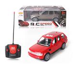 OBL892043 - 1:18四通仿真明窗路虎遥控车带前灯不包电（红.棕）27MHZ