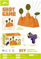 OBL892201 - FUN VOLCANO SHOOTING TARGET - DIY PUZZLE ASSEMBLY GUN