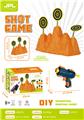 OBL892202 - FUN VOLCANO SHOOTING TARGET - DIY PUZZLE ASSEMBLY GUN