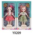 OBL892272 - 12 INCH SOLID ACTIVE JOINT 3D EYE FASHION GIRL