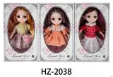 OBL892282 - 6-INCH SOLID ACTIVE JOINT 3D EYE FASHION GIRL
