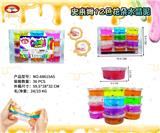 OBL892324 - SLIM 12 COLOR FLOWER CRYSTAL CLAY