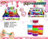 OBL892350 - SLIM 12 COLOR TRANSPARENT CRYSTAL CLAY