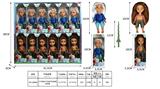 OBL892377 - 12 6-INCH REAL DRAGON SEEKING DOLLS WITH WEAPONS