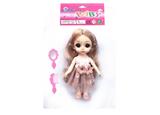 OBL892506 - 6-INCH SOLID BODY 13 JOINTS 3D REAL EYES DELICATE LITTLE LORI