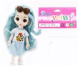 OBL892513 - 6-INCH SOLID BODY 13 JOINTS 3D REAL EYES DELICATE LITTLE LORI