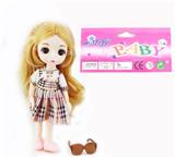 OBL892517 - 6-INCH SOLID BODY 13 JOINTS 3D REAL EYES DELICATE LITTLE LORI