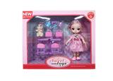 OBL892532 - 6-INCH SOLID BODY 13 JOINTS 3D REAL EYES DELICATE LITTLE LORI