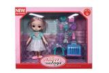 OBL892533 - 6-INCH SOLID BODY 13 JOINTS 3D REAL EYES DELICATE LITTLE LORI