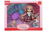 OBL892534 - 6-INCH SOLID BODY 13 JOINTS 3D REAL EYES DELICATE LITTLE LORI