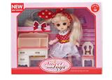 OBL892535 - 6-INCH SOLID BODY 13 JOINTS 3D REAL EYES DELICATE LITTLE LORI