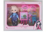 OBL892543 - 6-INCH SOLID BODY 13 JOINTS 3D REAL EYES DELICATE LITTLE LORI
