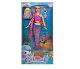 OBL892574 - 13 INCH LONG BRAIDED MERMAID BARBIE