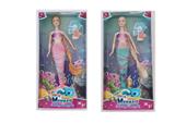 OBL892575 - 13 INCH LONG BRAIDED MERMAID BARBIE