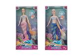 OBL892576 - 13 INCH LONG BRAIDED MERMAID BARBIE