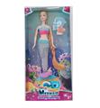 OBL892577 - 13 INCH LONG BRAIDED MERMAID BARBIE