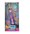 OBL892578 - 13 INCH LONG BRAIDED MERMAID BARBIE