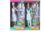OBL892588 - 11.5-INCH LIVE HAND MALE DOCTOR FEMALE NURSE BARBIE