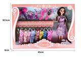 OBL892621 - 11.5 REAL BODY 12 JOINT 3D REAL EYE BARBIE FASHION
