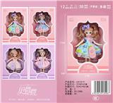 OBL892874 - 12 INCH 30CM 13 JOINT REAL BODY 3D REAL EYE FASHION LORI DOLL