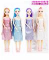 OBL892884 - 11.5 30CM 11 JOINT REAL BODY 3D REAL EYE COLOR DRESS BARBIE DOLL