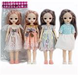 OBL892893 - 9 23CM 13 JOINT REAL BODY 3D REAL EYE FASHION LORI DOLL