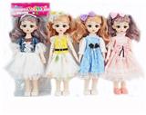 OBL892900 - 12 INCH 30 CM 13 JOINT SOLID 3D REAL EYE BOUTIQUE SKIRT HAIR ORNAMENT LORI DOLL