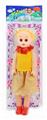 OBL892907 - 12 INCH 28 CM 5-JOINT EMPTY BODY LIVE EYE LACE BABY