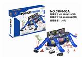 OBL892954 - 三只合金警车一只合金飞机