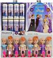 OBL893171 - 6-INCH LIVE HAND 4 ICE SNOW PRINCESS WITH COMB 4 COKE BOTTLES 8 PCS