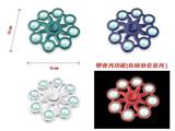 OBL893359 - DECOMPRESSION EIGHT FINGER RODENT KILLING LUMINOUS FINGER GYROSCOPE