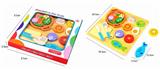 OBL893499 - WOODEN MAGNETIC VEGETABLE CHEEKER