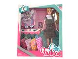 OBL893517 - 11 INCH EXQUISITE BARBIE BIG BOX CLOTHES CHANGE