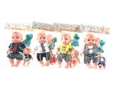 OBL893537 - 10 INCH 5 INCH FASHION ENAMEL DOLL WITH ACCESSORIES