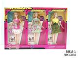 OBL893544 - 11 INCH EXQUISITE BARBIE DISPLAY BOX 6 PACK