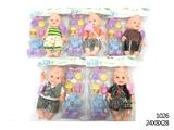 OBL893552 - 10 INCH FASHION ENAMEL DOLL WITH ACCESSORIES