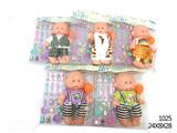 OBL893553 - 10 INCH CARTOON ENAMEL DOLL WITH ACCESSORIES