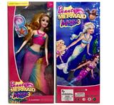 OBL893772 - HIGH-END 11.5-INCH SOLID MERMAID WITH LIGHT THEME MUSIC BARBIE