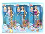 OBL893776 - HIGH-END 11.5-INCH 12-JOINT REAL MERMAID-THEMED LONG-HAIRED PRINCESS BARBIE