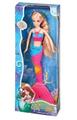OBL893780 - HIGH-END 14-INCH SOLID 3D REAL EYE MERMAID BARBIE WITH MUSIC