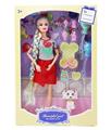 OBL893802 - 11.5-INCH SOLID 9-JOINT LONG BRAID FASHION BARBIE