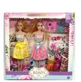 OBL893813 - DOUBLE 11.5 SOLID 6-JOINT FASHION BARBIE HANGING SKIRT WITH BLISTER ACCESSORIES