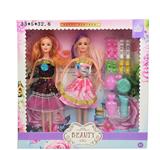 OBL893814 - DOUBLE-FITTING 11.5-INCH SOLID 6 JOINT FASHION BARBIE WITH PLASTIC-ABSORBING ACCESSORIES HANGING SKIRT
